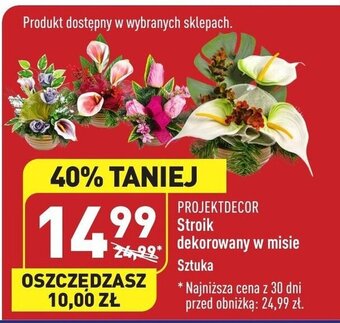 ALDI Stroik dekorowany w misie Sztuka oferta