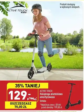 Hulajnoga aluminiowa amortyzowana Sztuka