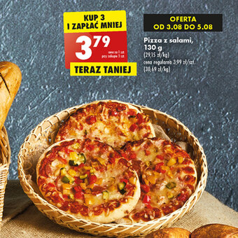 Biedronka Pizza z salami, 130 g oferta