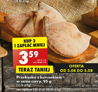 Biedronka Przekąska z kurczakiem w sosie curry, 95 g oferta