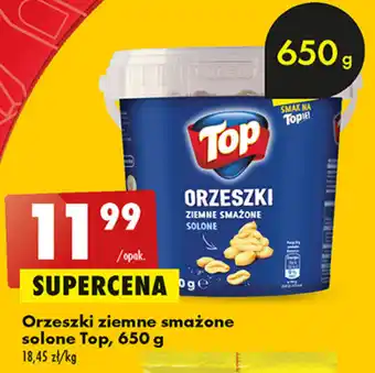 Biedronka Orzeszki ziemne smażone solone Top, 650 g oferta
