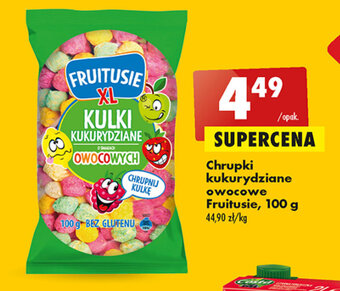 Biedronka Chrupki kukurydziane owocowe Fruitusie, 100 g oferta