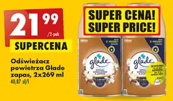 Biedronka Odświeżacz powietrza Glade zapas, 2x269 ml oferta