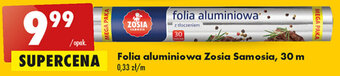 Biedronka Folia aluminiowa Zosia Samosia, 30 m oferta