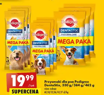 Biedronka Przysmaki dla psa Pedigree Dentastix, 330 g/384 g/462 g oferta