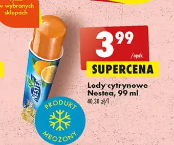Biedronka Lody cytrynowe Nestea, 99 ml oferta