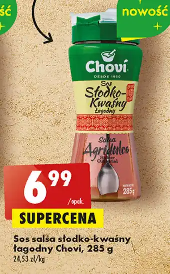 Sos salsa słodko-kwaśny łagodny Chovi, 285 g