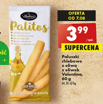 Biedronka Paluszki chlebowe z oliwą z oliwek Valentina, 60 g oferta