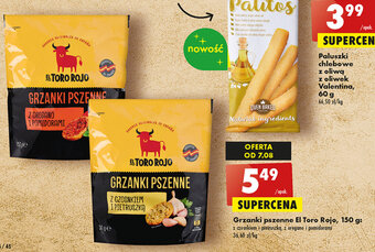 Biedronka Grzanki pszenne El Toro Rojo, 150 g oferta