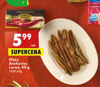 Biedronka Filety Anchovies Lorea, 50 g oferta