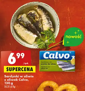 Biedronka Sardynki w oliwie z oliwek Calvo, 120g oferta