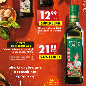 Biedronka Oliwa z oliwek extra virgin La Espanola, 750 ml oferta