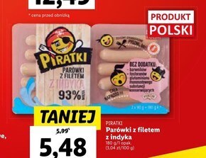 Lidl Parówki piratki oferta