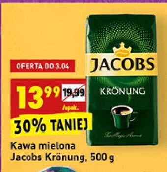 Biedronka Kawa mielona Jacobs Krönung 500g oferta