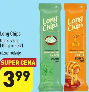 ALDI Chipsy long chips oferta