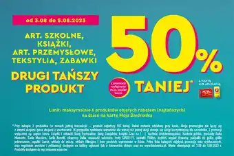 Biedronka ART. SZKOLNE, KSIĄŻKI, ART. PRZEMYSŁOWE, TEKSTYLIA, ZABAWKI oferta
