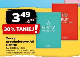 Netto Zeszyt herlitz oferta