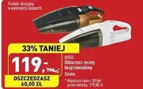ALDI Odkurzacz samochodowy quigg oferta