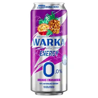 Duży Ben Warka energy bezalkoholowy napój piwny ananas i marakuja 500 ml oferta