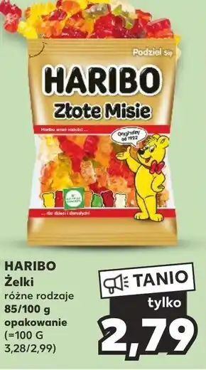 Kaufland Haribo złote misie żelki owocowe 85 g oferta