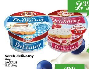 Społem Président twaróg delikatny naturalny 150 g oferta