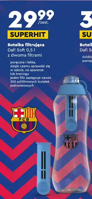 Biedronka Butelka filtrująca Dafi Soft 0,5l z dwoma filtrami oferta