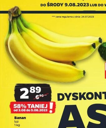 Netto Banan luz 1 kg oferta