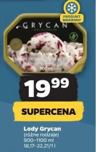 Netto Lody Grycan 900-1100 ml oferta