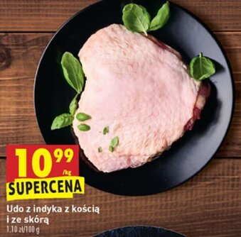 Biedronka Udo z indyka z kością i ze skórą 1kg oferta