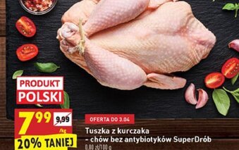Biedronka Tuszka z kurczaka chów bez antybiotyków SuperDrób 1kg oferta