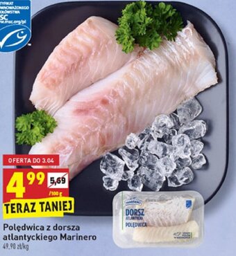Biedronka Polędwica z dorsza atlantyckiego Marinero 100g oferta