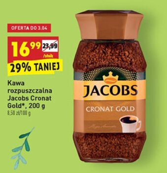 Biedronka Kawa rozpuszczalna Jacobs Cronat Gold 200g oferta