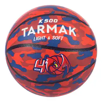 Decathlon Piłka do koszykówki dla dzieci tarmak k500 aniball light rozmiar 4 oferta
