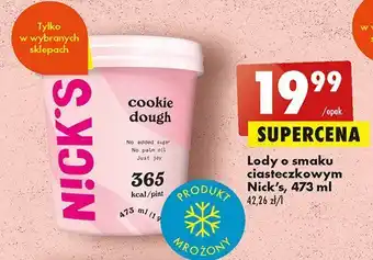 Biedronka Lody cookie dough oferta