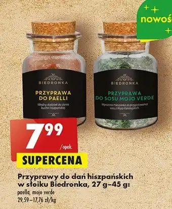 Biedronka Przyprawa do sosu mojo verde oferta