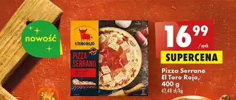 Pizza z szynką serrano i mozzarellą