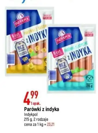 E.Leclerc Parówki z indyka Indykpol 215g oferta