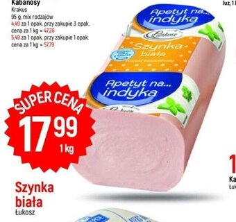 E.Leclerc Szynka biała Łukosz 1kg oferta