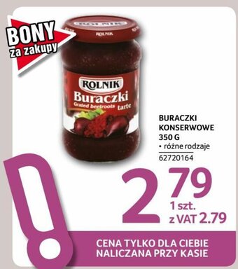 Selgros BURACZKI KONSERWOWE 350 g oferta
