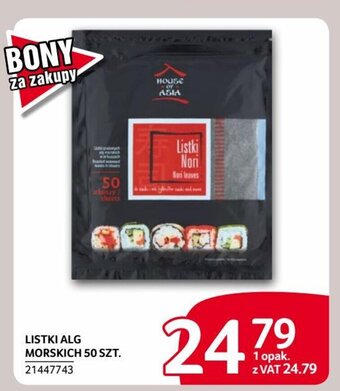 Selgros LISTKI ALG MORSKICH 50 SZT oferta