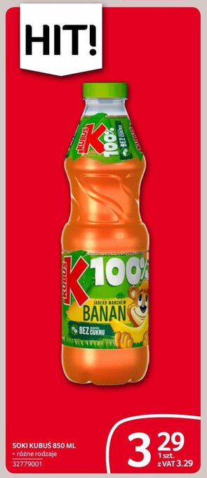 Selgros SOKI KUBUŚ 850 ML oferta