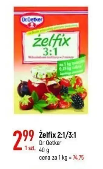 E.Leclerc Żelfix 2:1/3:1 Dr Oetker 40g oferta