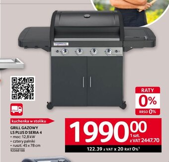 Selgros GRILL GAZOWY LS PLUS D SERIA 4 oferta