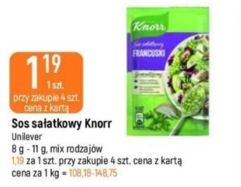 E.Leclerc Sos sałatkowy Knorr Unilever 8-11g oferta