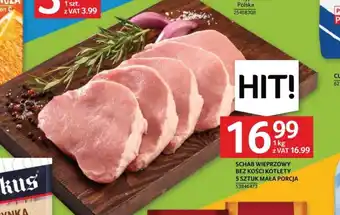 Selgros SCHAB WIEPRZOWY BEZ KOŚCI KOTLETY 5 SZTUK MAŁA PORCJA 1 kg oferta