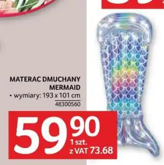 Selgros MATERAC DMUCHANY MERMAID oferta