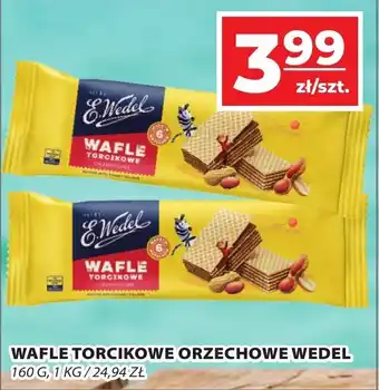 Top Market WAFLE TORCIKOWE ORZECHOWE WEDEL 160 G oferta