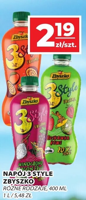 NAPÓJ 3 STYLE ZBYSZKO 400 ML