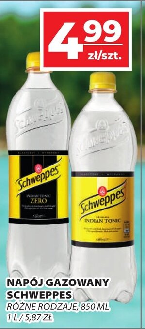 Top Market NAPÓJ GAZOWANY SCHWEPPES 850 ML oferta