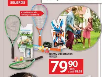 Selgros ZESTAW SPEEDMINTON oferta
